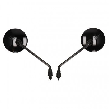 Spiegelset zwart glans past op china lx/napoli, fiddle, gts toscana, riva, tonik, vespelini, vx50