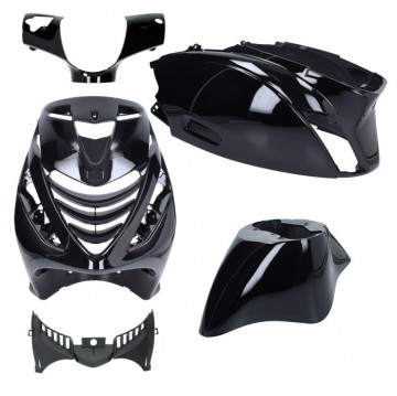 Set zwart zip