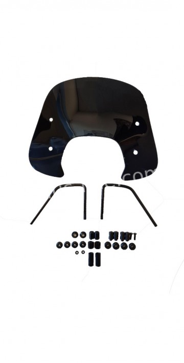 Vespa sprint zwart glans windscherm